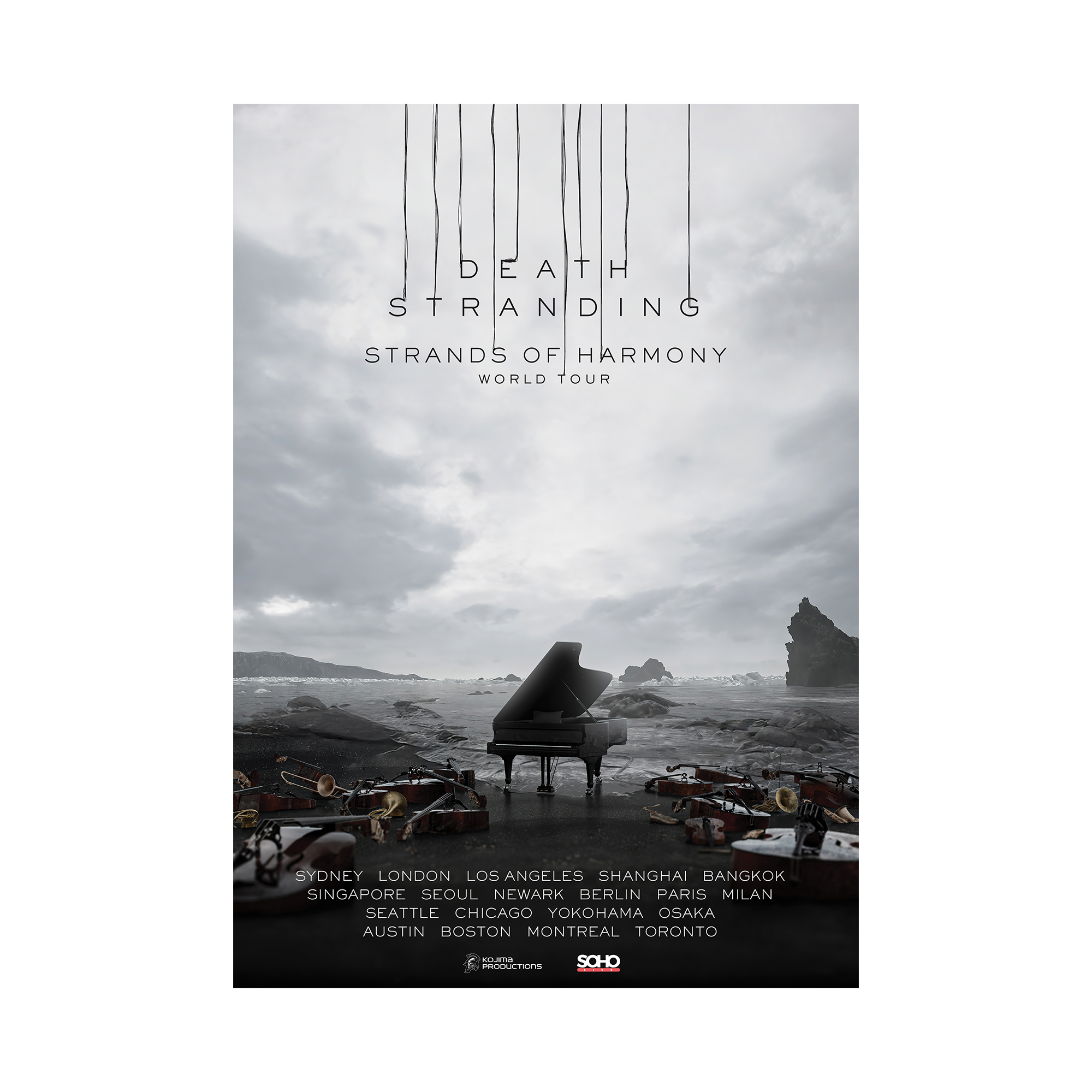 Death Stranding Concert - 2025 Key Art Tour Poster