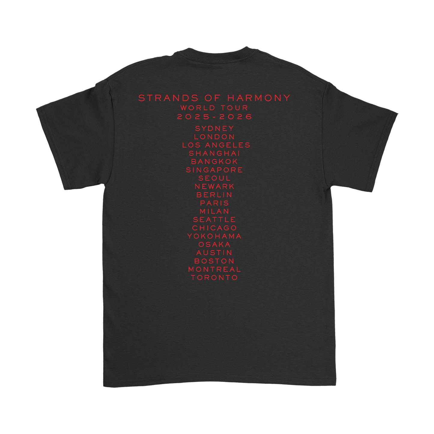 Red Strands World Tour T-Shirt